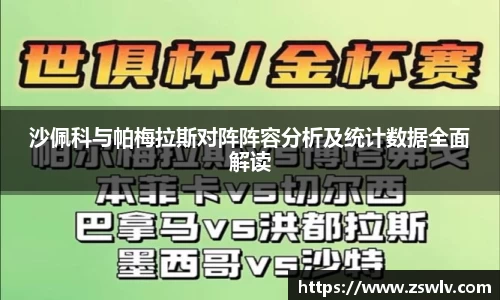 沙佩科与帕梅拉斯对阵阵容分析及统计数据全面解读